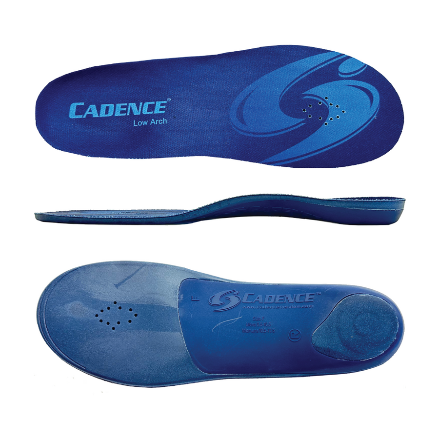 Cadence Low Arch Insoles | Thin Low Arch Insole – Insoles.com